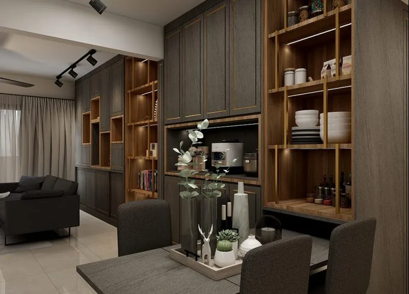 Gem Residences 3 Bedroom — interior by Noble Interior Design