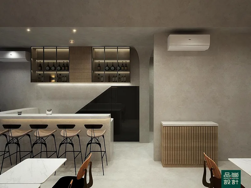 Champagne Bar, completed by Noble Interior Design