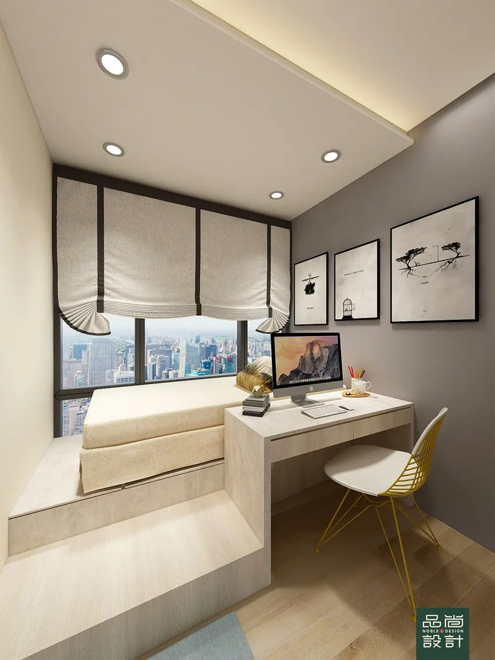GEM Residences 2 Bedroom — interior by Noble Interior Design (4 of 6)