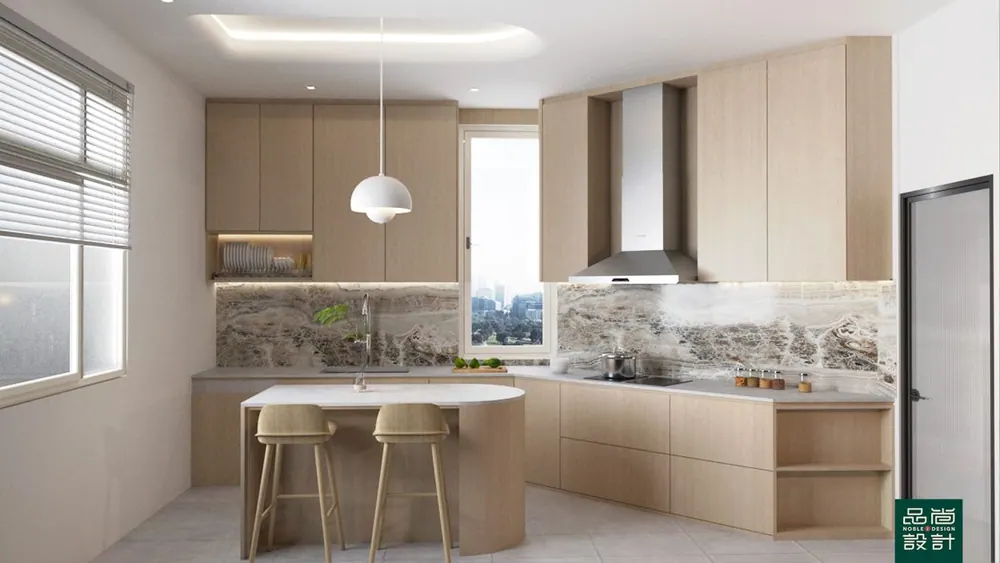 Kitchen in The Loft 3 Bedroom — interior by Noble Interior Design