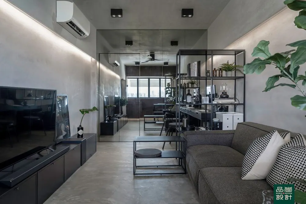 Modern Industrial Themed Bachelor Pad — interior by Noble Interior Design (3 of 31)