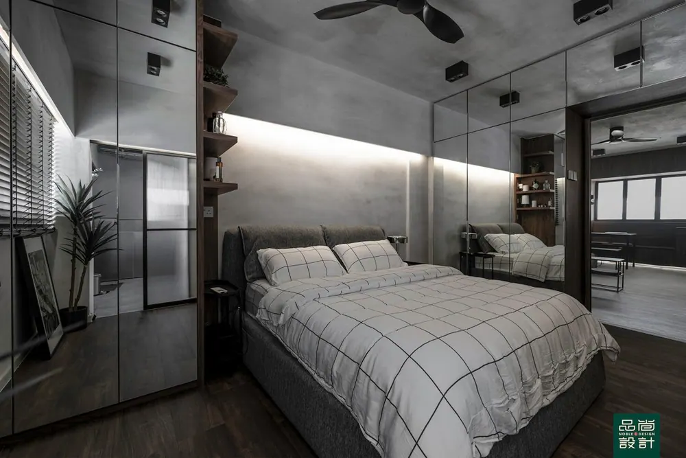 Modern Industrial Themed Bachelor Pad — interior by Noble Interior Design (23 of 31)