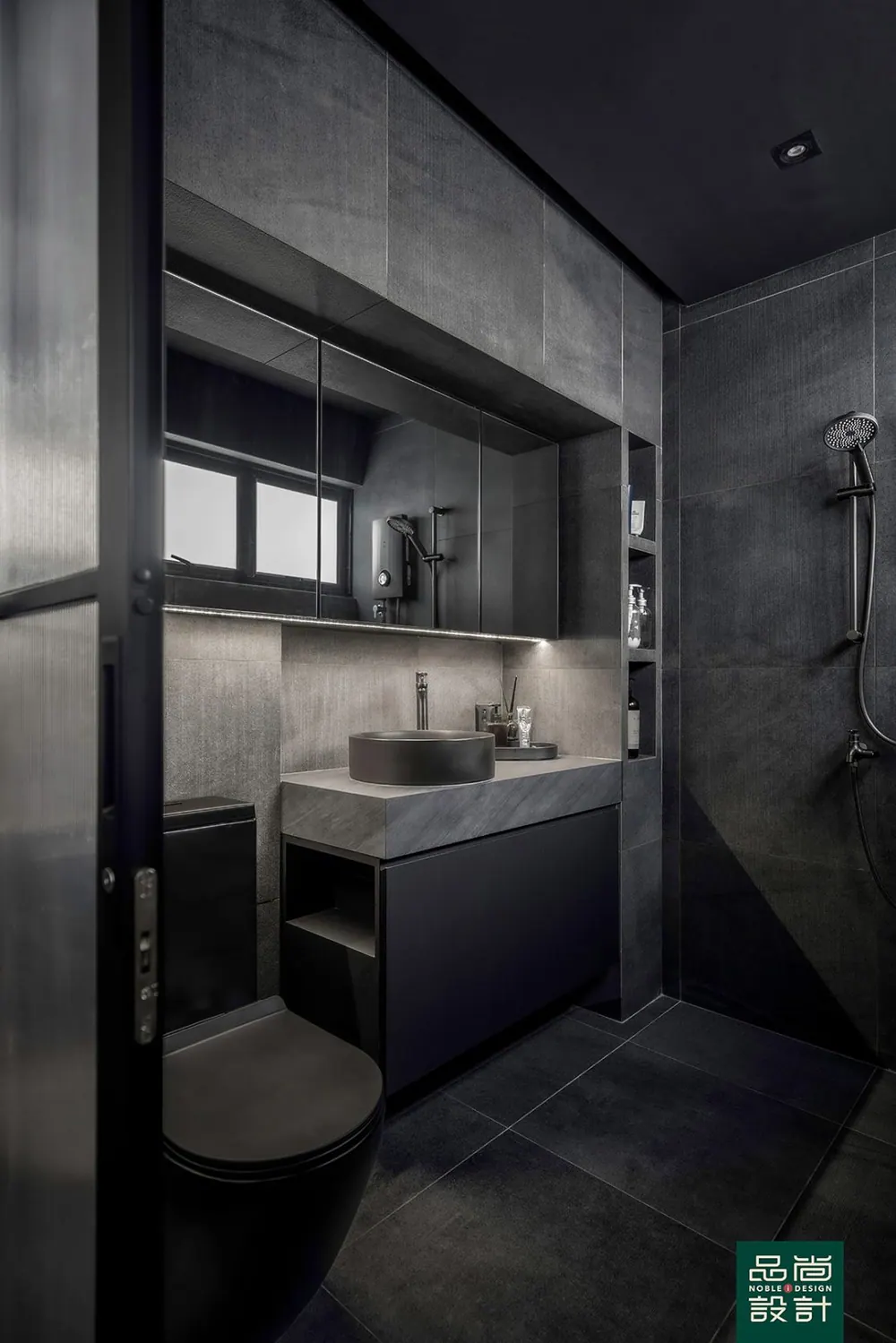 Modern Industrial Themed Bachelor Pad — interior by Noble Interior Design (29 of 31)